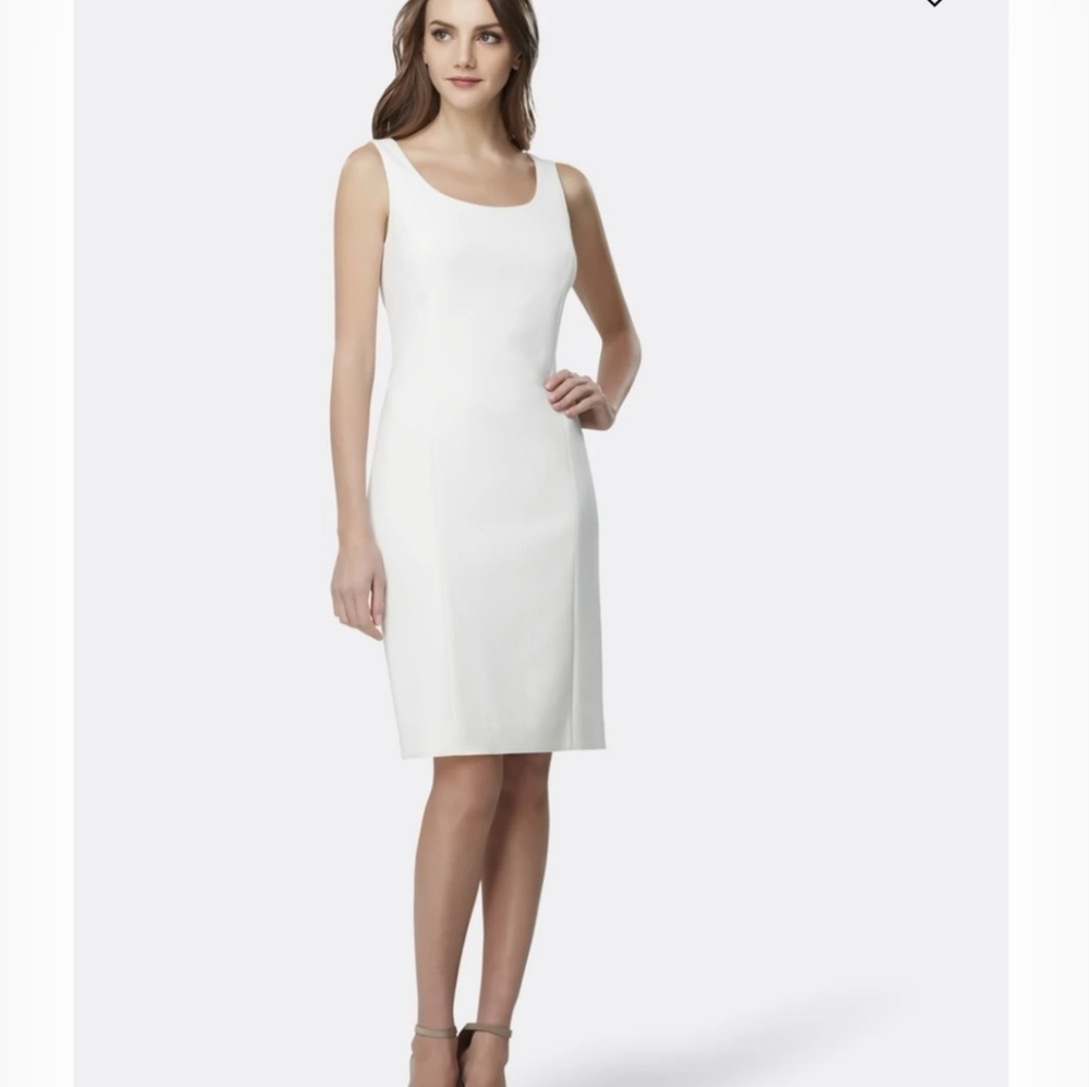 Cropped Pearl Trim Jacket Dress